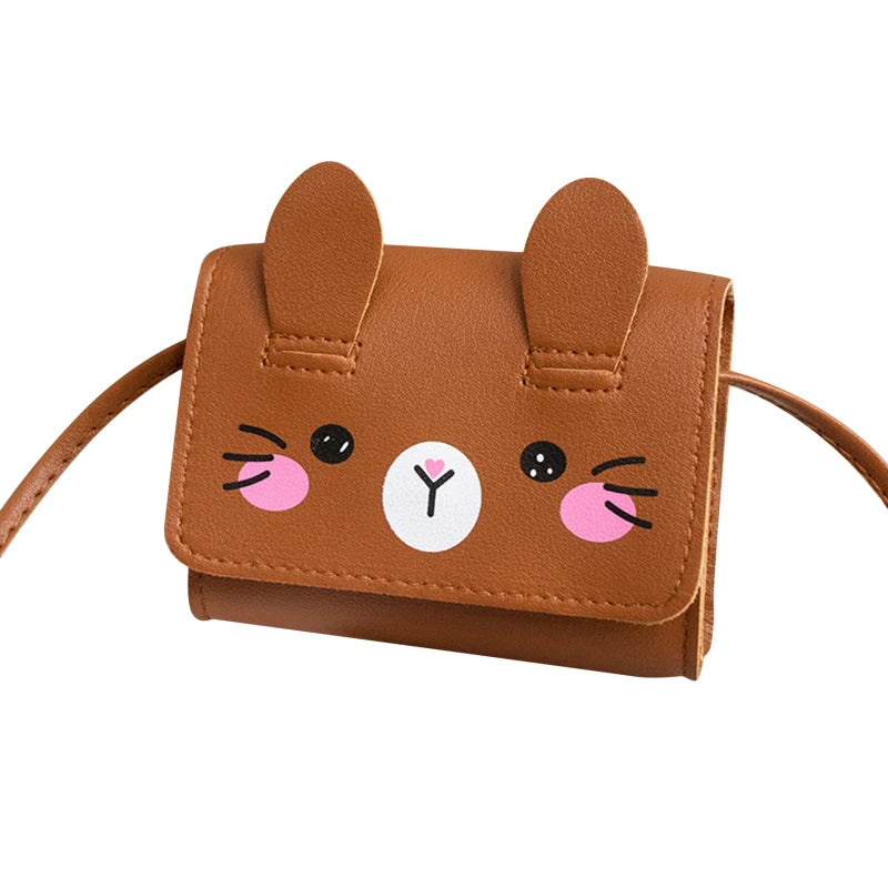 Children's Mini Handbags Hot Sale Princess Baby Girls PU Leather Small Shoulder Crossbody Bags Cute Kids Coin Purse Wallet