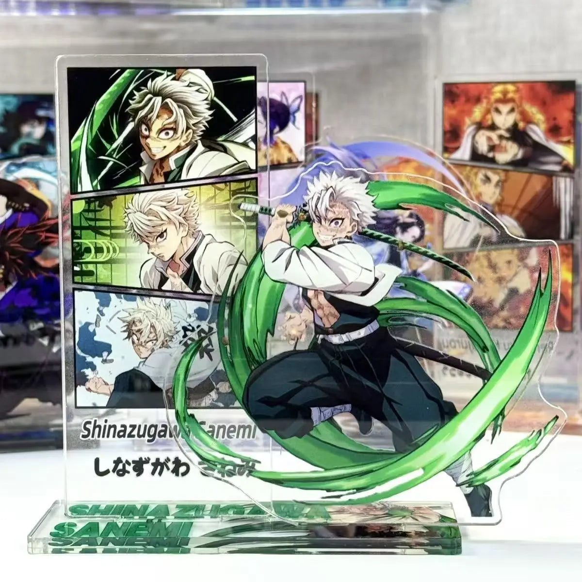 Demon Slayer Creative Double Standee Anime Desktop Decoration, Exquisite Ornament, Gift for Friends or Collection