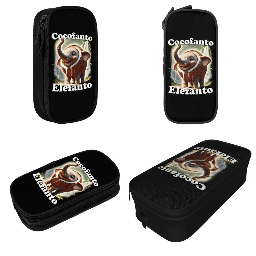 Italian Brainrot Tralalero Tralala Pencil Cases Pencil Pouch Pen Box for Student Big Capacity Bag School Supplies Stationery