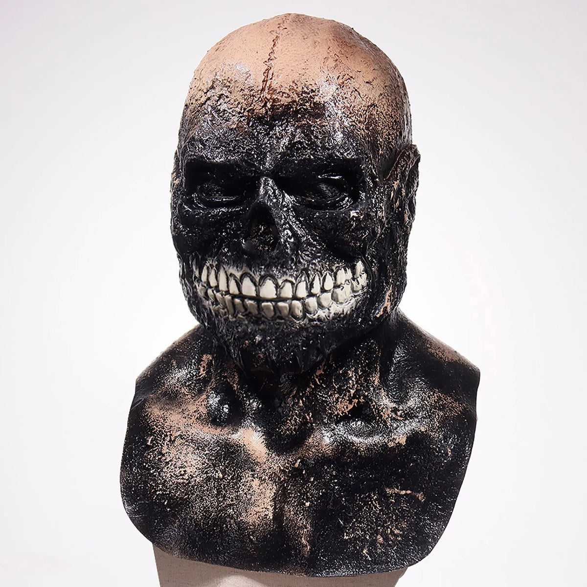 Halloween Skull Mask, Creepy Biochemical Mask, Latex Skeleton Mask, Scary Masks for Adults Costume Party