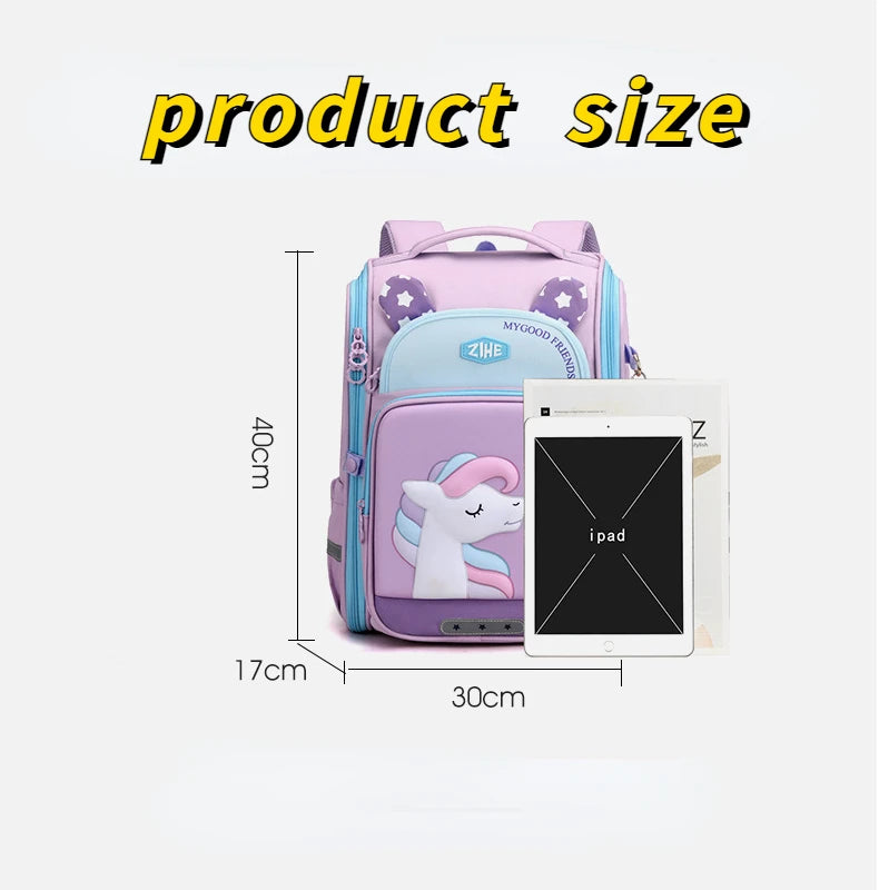 Children's Backpack 2023 Cute Cartoon Fashion New Style Bags Student 2nd To 5th Grade Women's Lightweight Splashproof Backpack