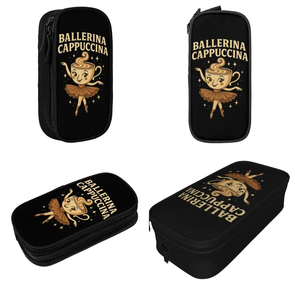 Italian Brainrot Tralalero Tralala Pencil Cases Pencil Pouch Pen Box for Student Big Capacity Bag School Supplies Stationery