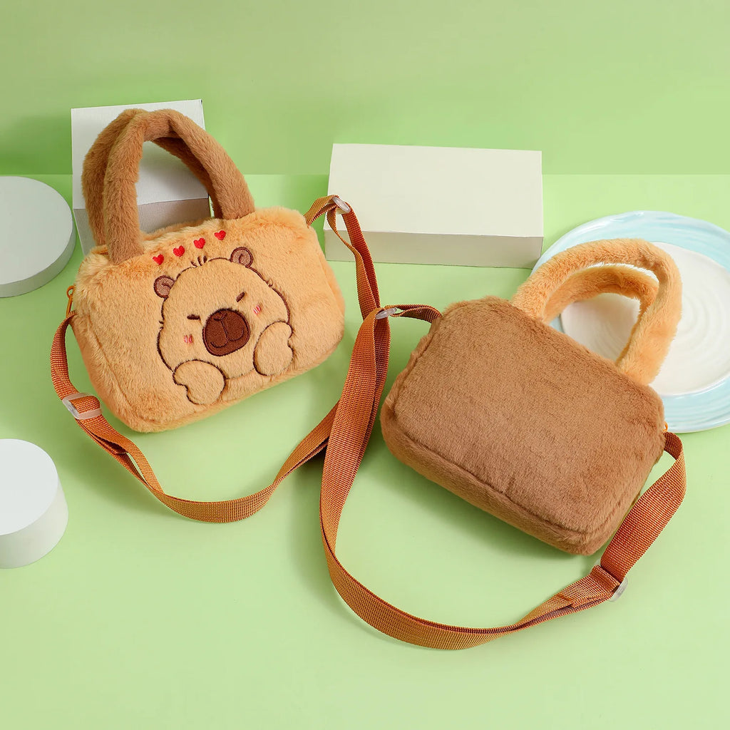 2025 Cartoon Plush Dolphin Shoulder Bag Children's Cute Crossbody Bags for Girl Handbag Kids Crossbody Bag Coin Purse Cpin Pouch