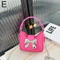 Korean Style Girl Princess Bag Cute Sweet Bow Chain Crossbody Bags for Girls Bowknot Hand Bags Toddler Purses and Handbags Gift