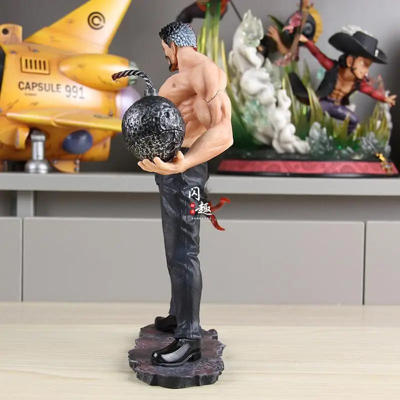 One Piece Anime Figures 26cm Standing Posture Monkey D Garp Gk Sculpture Scene Pvc Handmade Model Desktop Ornament Toy Gifts