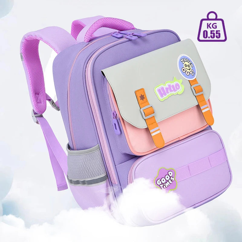 Primary school student backpack boy backpack children's backpack Kids Bookbag Girls student bag