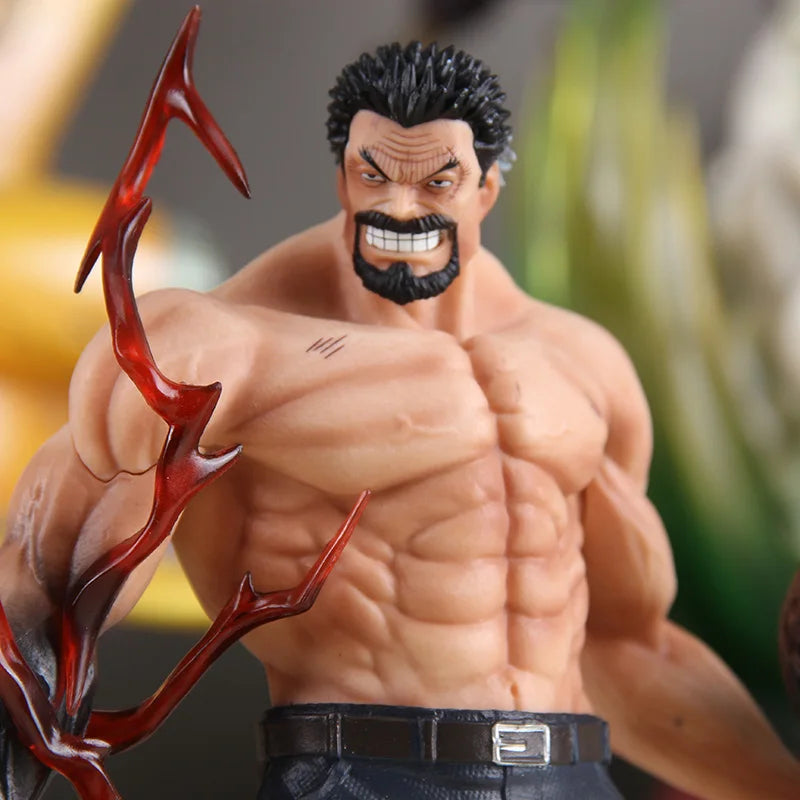 One Piece Anime Figures 26cm Standing Posture Monkey D Garp Gk Sculpture Scene Pvc Handmade Model Desktop Ornament Toy Gifts