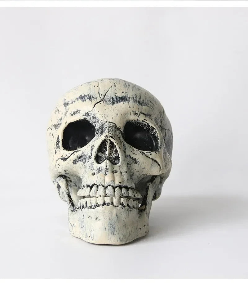 Halloween Skull Suit Ghost Festival Decoration Props Artificial Human Body Plastic Skull Hand Bar Masquerade Decoration