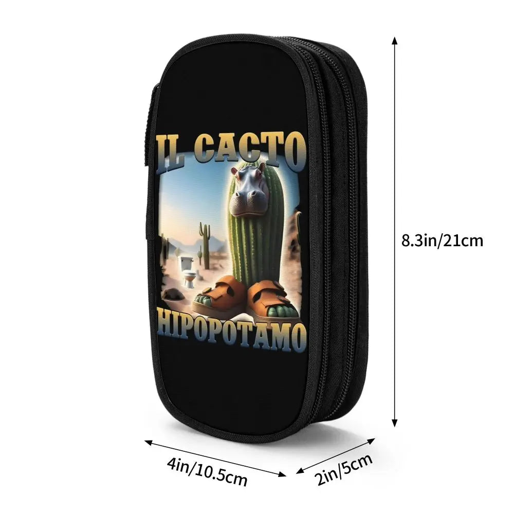 Italian Brainrot Tralalero Tralala Pencil Cases Pencil Pouch Pen Box for Student Big Capacity Bag School Supplies Stationery