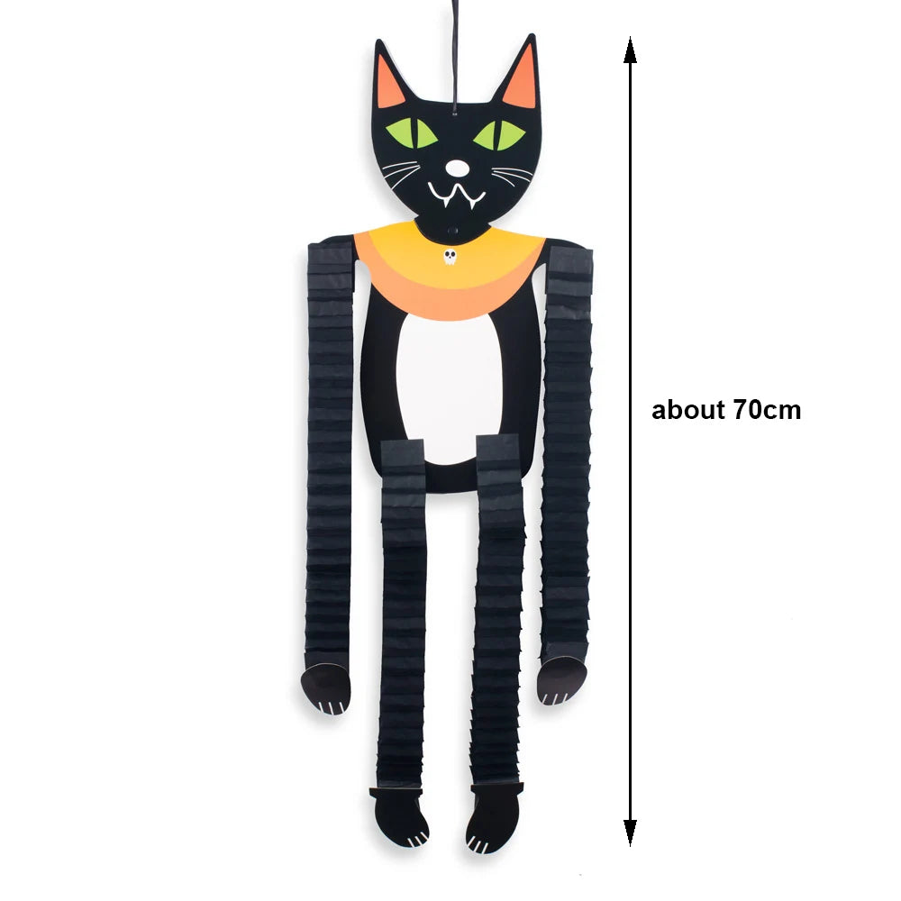 Halloween Hanging Decorations Pumpkin Witch Cat Vampire Ornaments Trick Or Treat Party Indoor Outdoor Garden Door Wall Decors