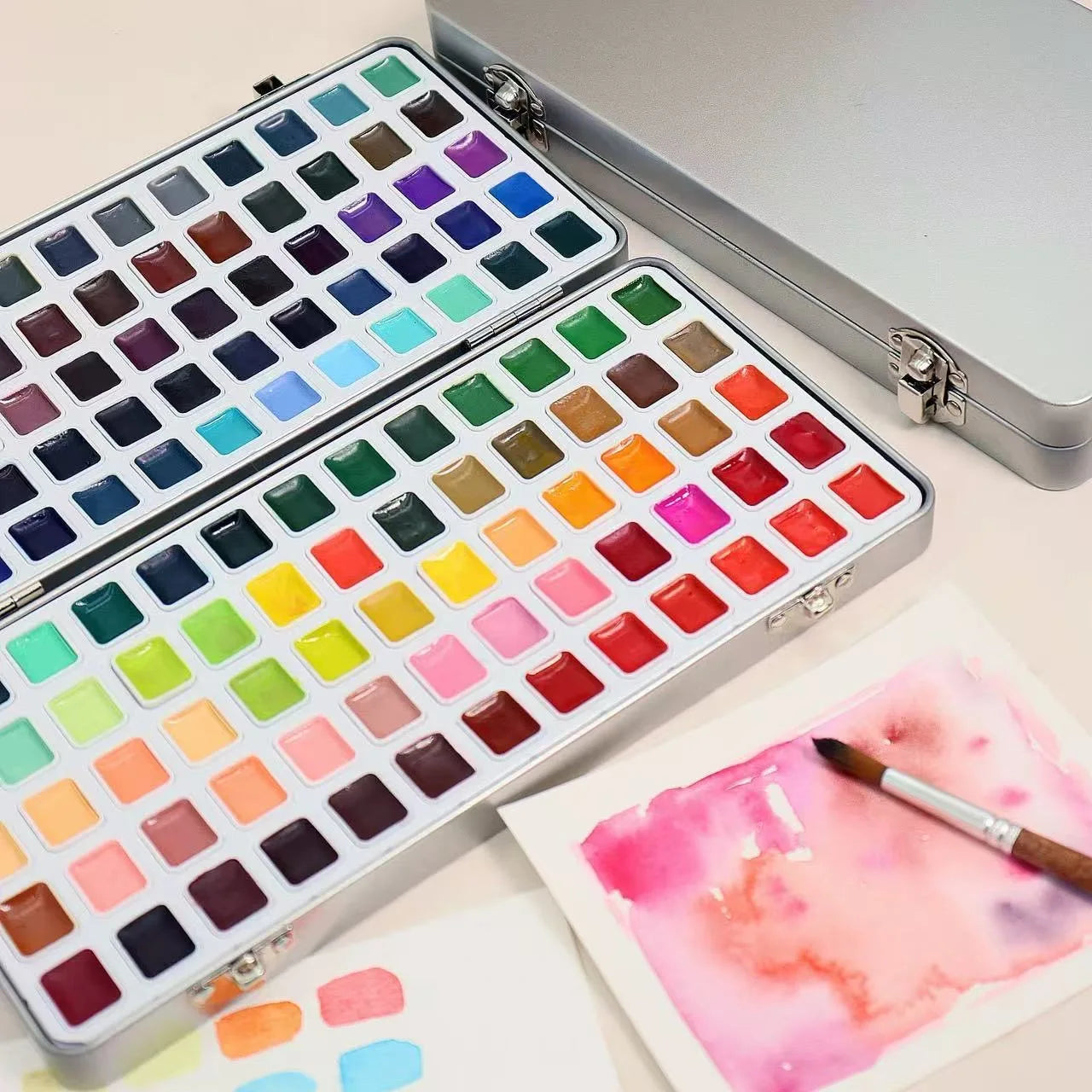 Artist watercolor paint 130/98/60/24 colors art set professional drawing pigment art supplies Nail art
