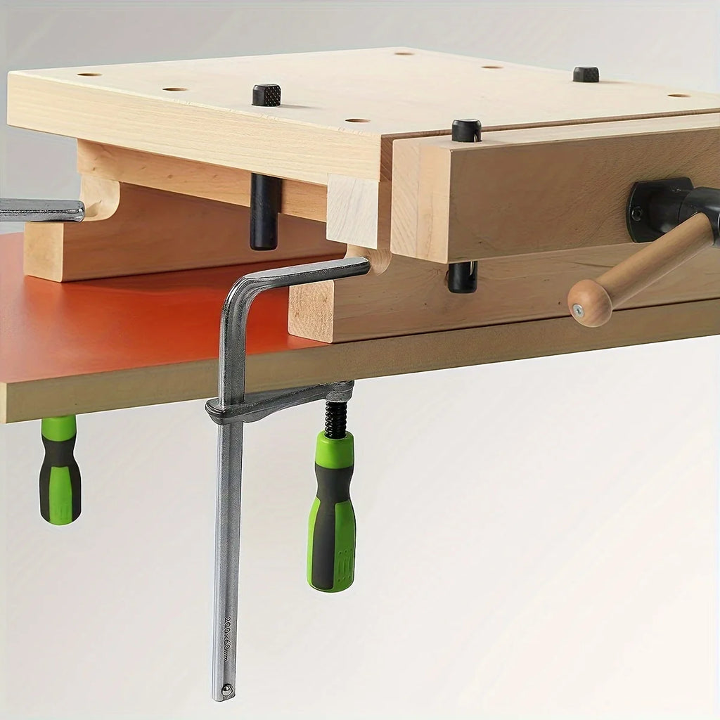 Morsetto guida per lavorazione del legno, morsetti a coda di rondine, vite rapida, maniglia in legno, morsetto guida per banco da falegnameria, binari per sega, utensili