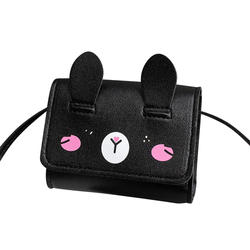 Children's Mini Handbags Hot Sale Princess Baby Girls PU Leather Small Shoulder Crossbody Bags Cute Kids Coin Purse Wallet