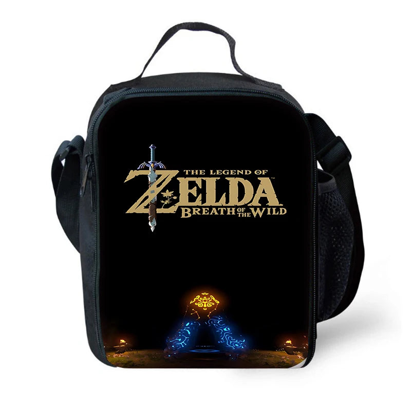 Child School The Legends of Zeldas Backpack with Lunch Bags ,Pencil Bags ,School Bags for Boys Girls Best Gift