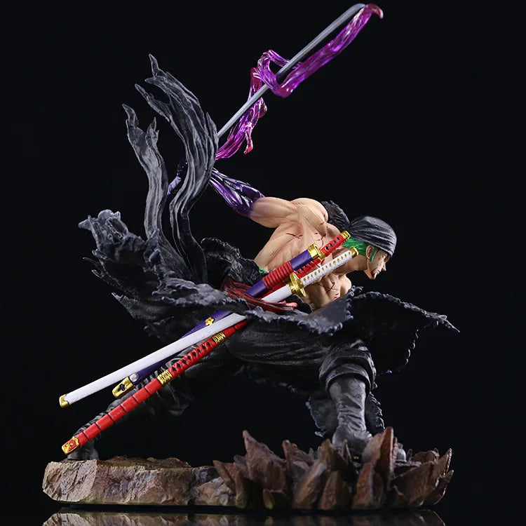35CM Anime Figure One Piece Roronoa Zoro Figurine Pvc Gk Statue Figurine Model Doll Collection Room Decora Desk Toys Gift