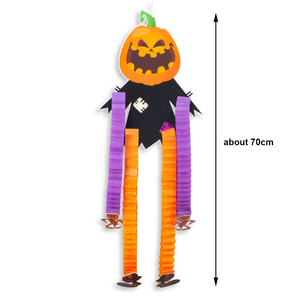 Halloween Hanging Decorations Pumpkin Witch Cat Vampire Ornaments Trick Or Treat Party Indoor Outdoor Garden Door Wall Decors