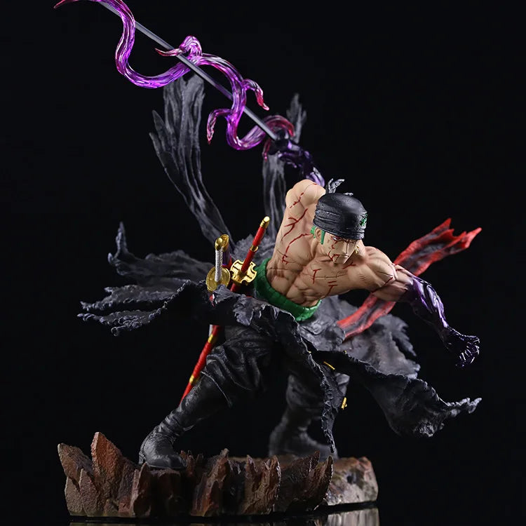 35CM Anime Figure One Piece Roronoa Zoro Figurine Pvc Gk Statue Figurine Model Doll Collection Room Decora Desk Toys Gift