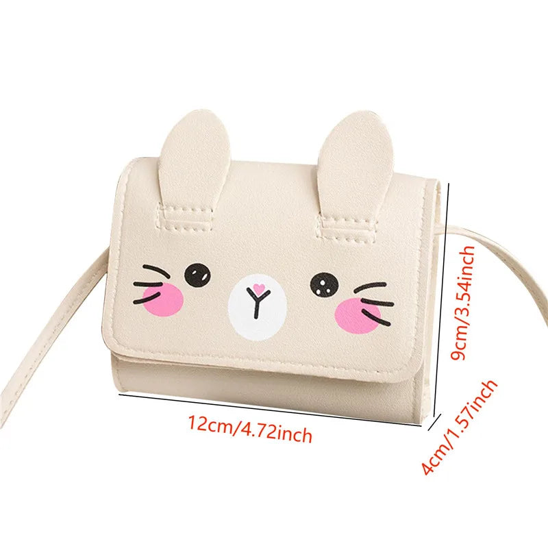 Children's Mini Handbags Hot Sale Princess Baby Girls PU Leather Small Shoulder Crossbody Bags Cute Kids Coin Purse Wallet