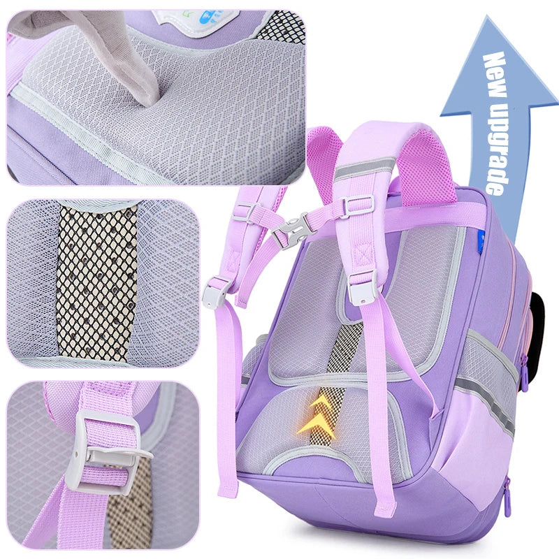 Primary school student backpack boy backpack children's backpack Kids Bookbag Girls student bag