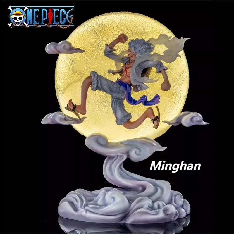 16cm/6.29in One Piece Anime Figure Monkey D Nika Luffy  Action Figure Statue Model Doll Collection Christmas Toys Gift