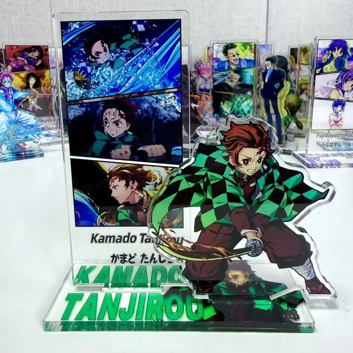 Demon Slayer Creative Double Standee Anime Desktop Decoration, Exquisite Ornament, Gift for Friends or Collection