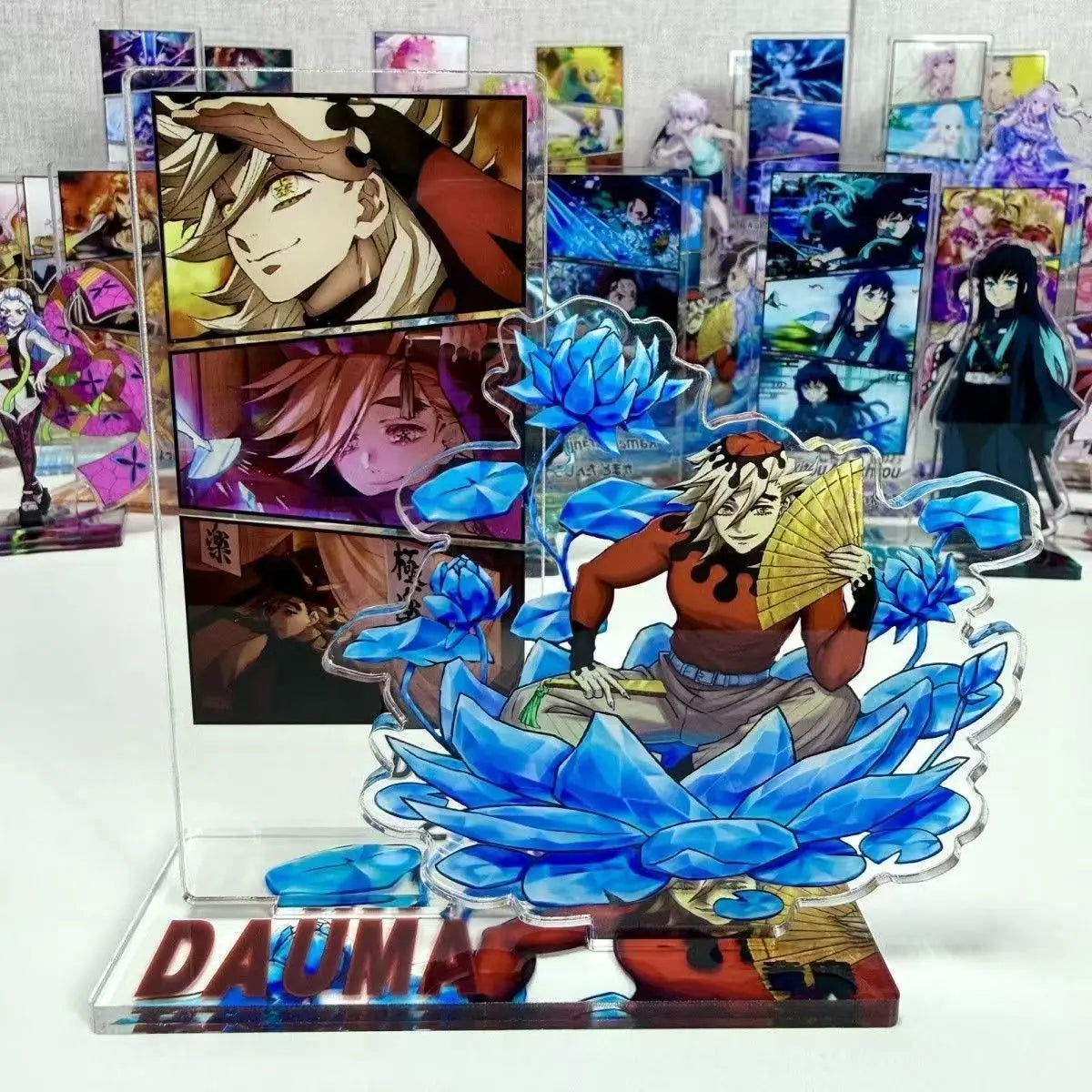 Demon Slayer Creative Double Standee Anime Desktop Decoration, Exquisite Ornament, Gift for Friends or Collection