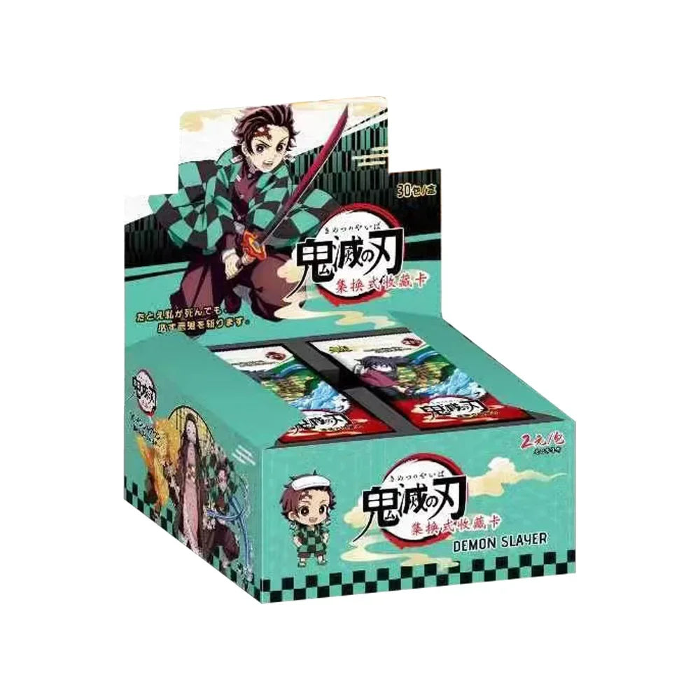 Bandai Demon Slayer Rare Character Diamond Holographic Cards Booster, Anime Card Set Christmas Party Exchange Surprise Gift