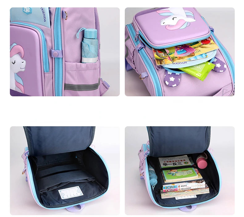 Children's Backpack 2023 Cute Cartoon Fashion New Style Bags Student 2nd To 5th Grade Women's Lightweight Splashproof Backpack