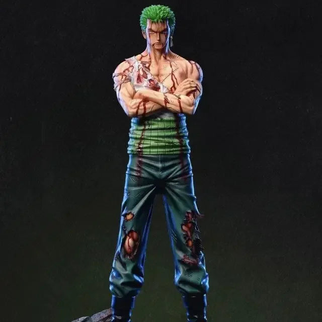 30cm One Piece Anime Figure Roronoa Zoro Luffy Vinsmoke Sanji Stand Posture Pvc Statue Action Figurine Model Collection Toy Gift