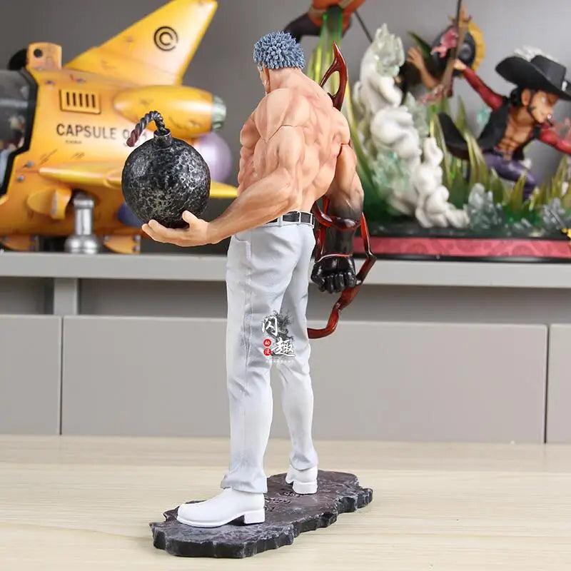 One Piece Anime Figures 26cm Standing Posture Monkey D Garp Gk Sculpture Scene Pvc Handmade Model Desktop Ornament Toy Gifts