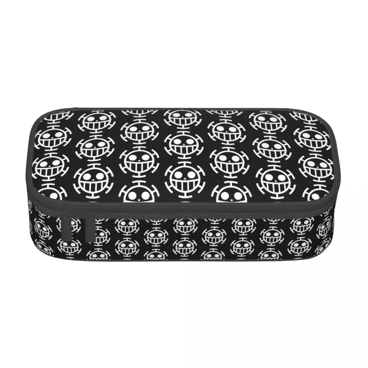 Custom One P-Pieces Cute Pencil Case Boys Girls Large Capacity Straw Hat Pirates Skull Pencil Bag Students Stationery