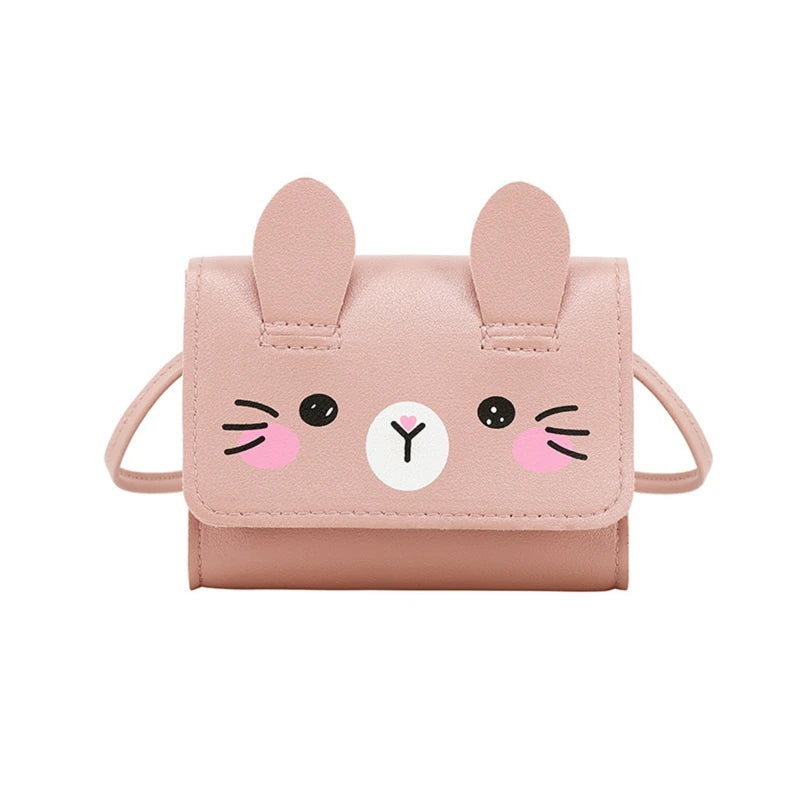 Children's Mini Handbags Hot Sale Princess Baby Girls PU Leather Small Shoulder Crossbody Bags Cute Kids Coin Purse Wallet