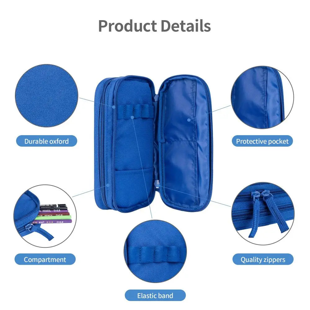 Italian Brainrot Tralalero Tralala Pencil Cases Pencil Pouch Pen Box for Student Big Capacity Bag School Supplies Stationery