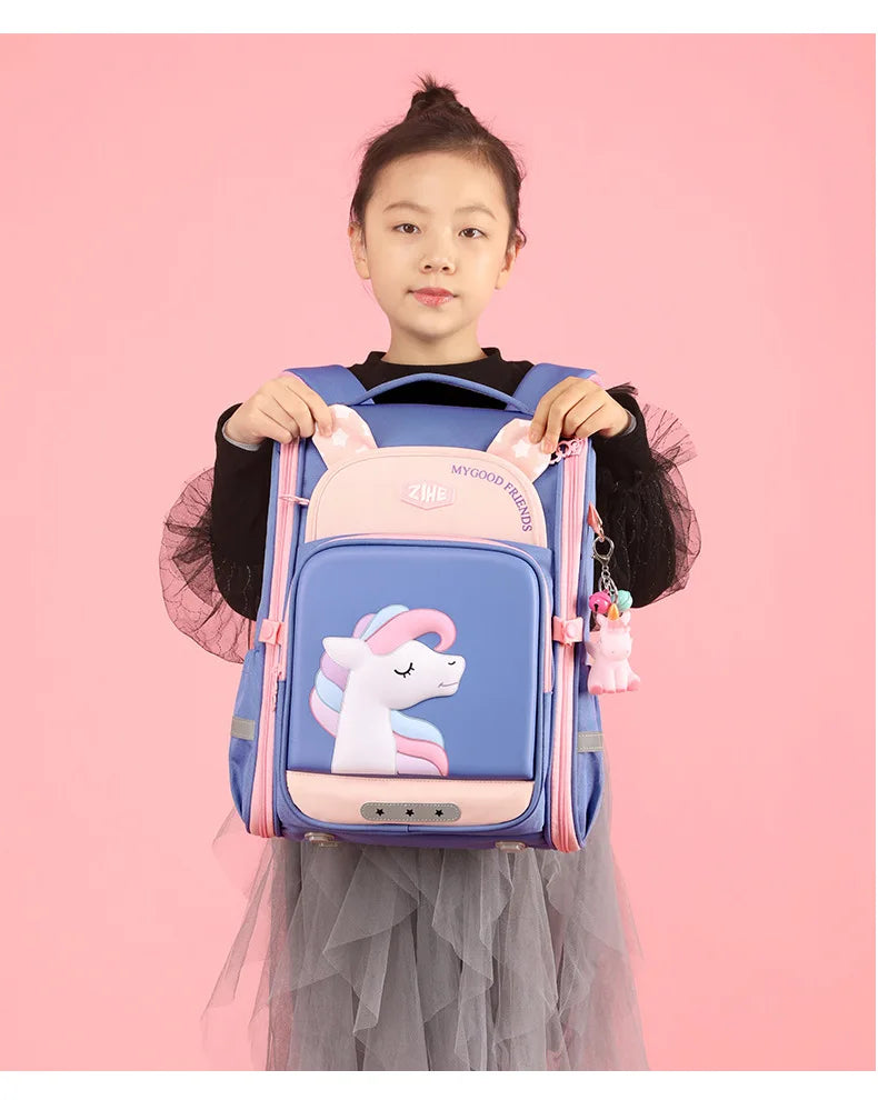 Children's Backpack 2023 Cute Cartoon Fashion New Style Bags Student 2nd To 5th Grade Women's Lightweight Splashproof Backpack