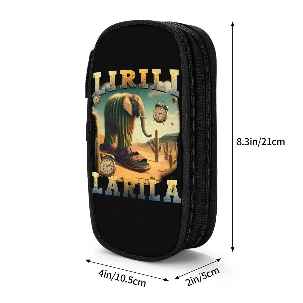 Italian Brainrot Tralalero Tralala Pencil Cases Pencil Pouch Pen Box for Student Big Capacity Bag School Supplies Stationery