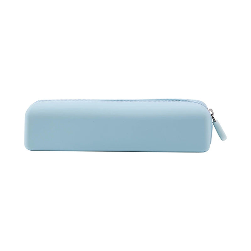 Soft Silicone Pencil Case Creative Zipper Pen Bag Waterproof Large Storage Bag For School Organizer Supplies