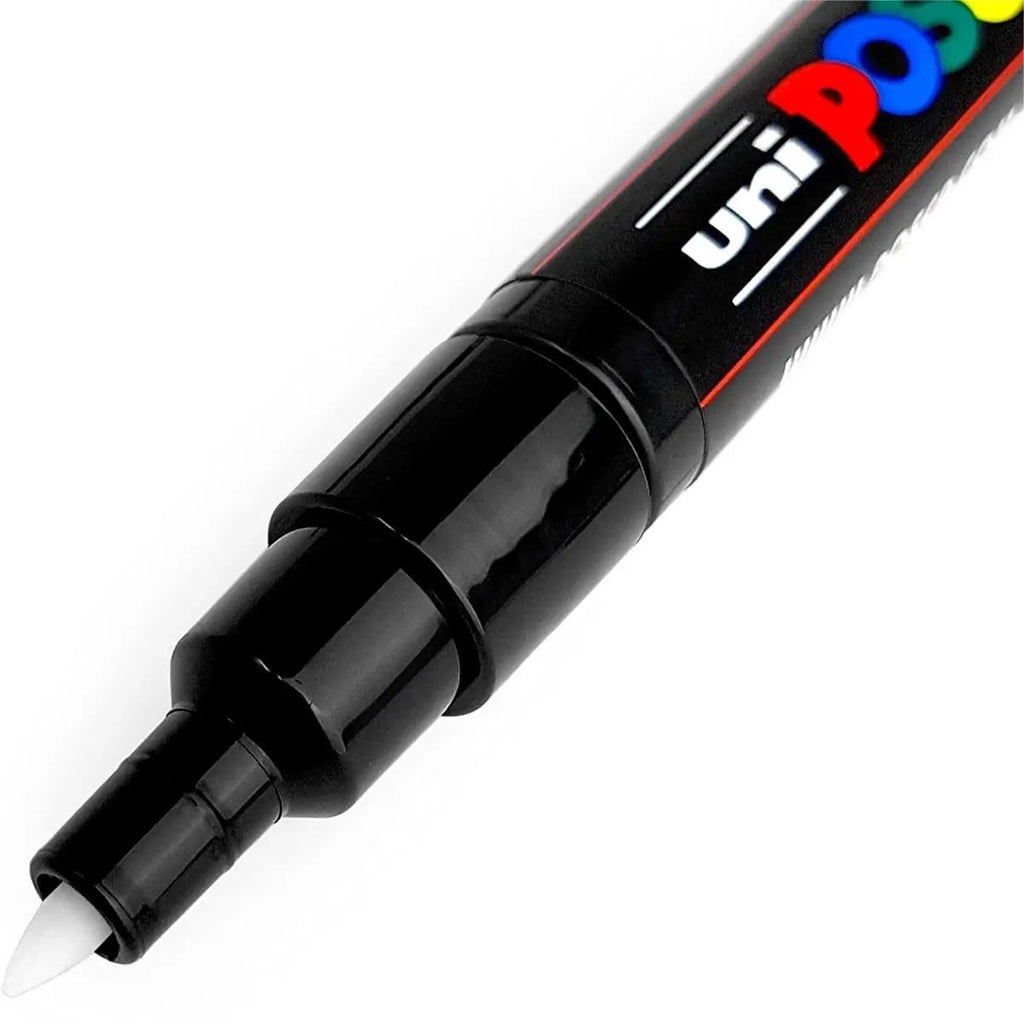 UNI POSCA Marker Pen,White Black Acrylic Plumones Rotuladores PC-1M,3M,5M POP Poster Pen/Graffiti Advertisement Art Supplies 1PC