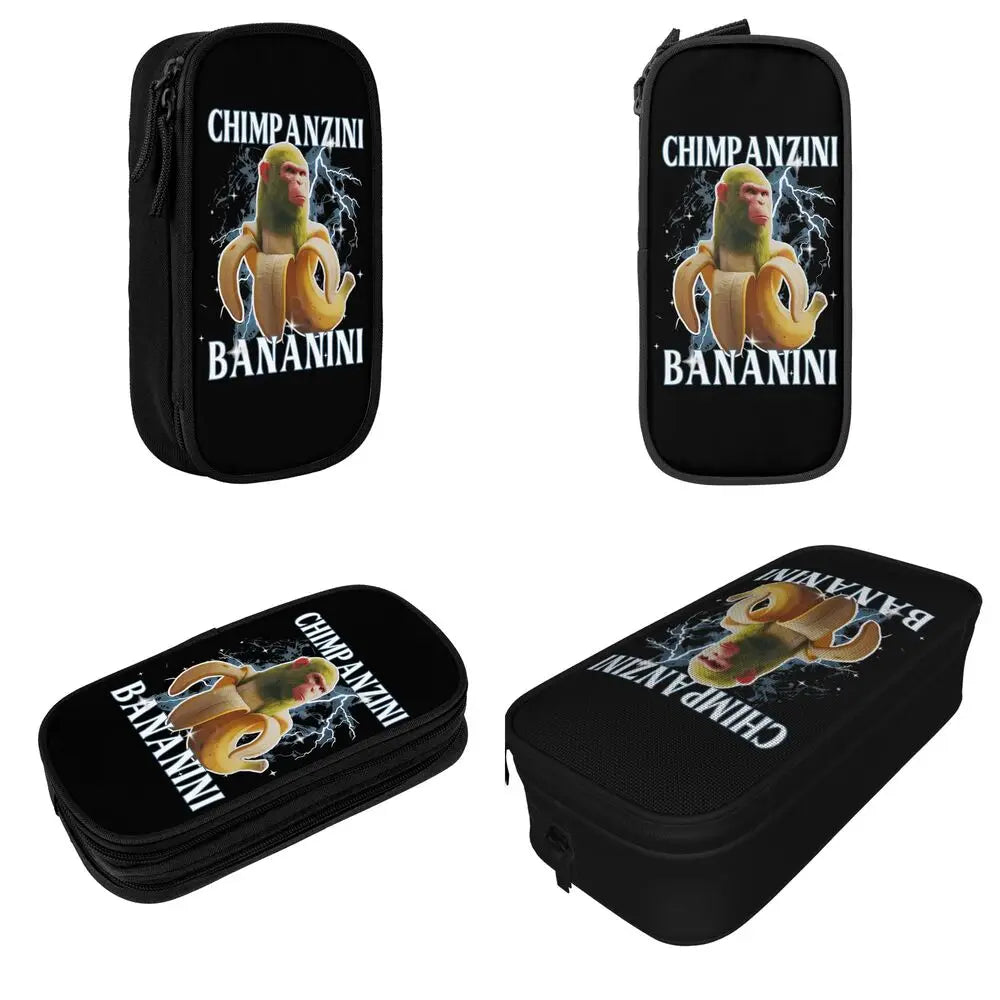 Italian Brainrot Tralalero Tralala Pencil Cases Pencil Pouch Pen Box for Student Big Capacity Bag School Supplies Stationery