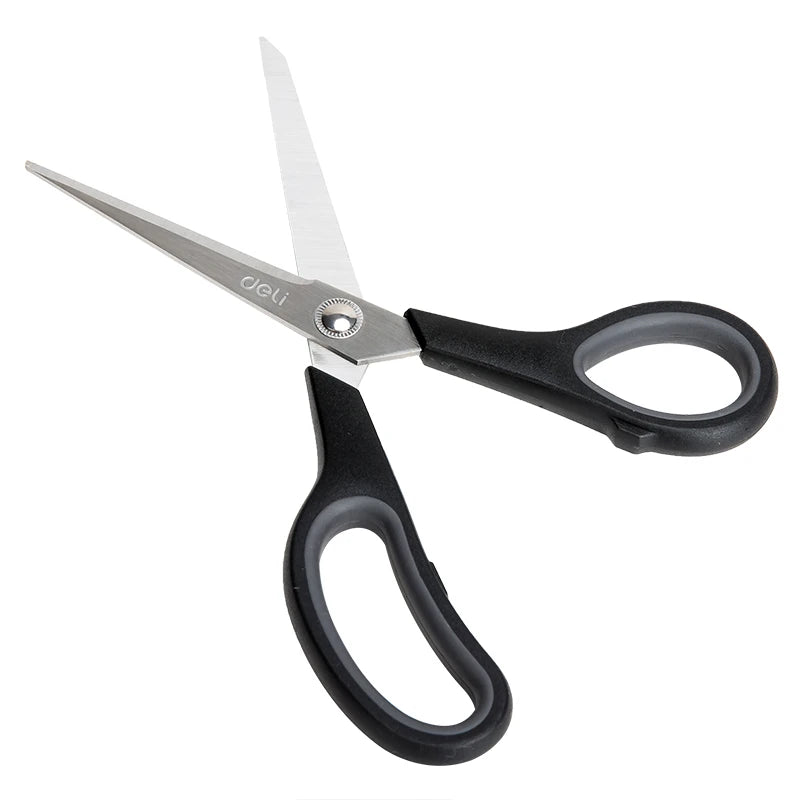 Deli 6002 200mm/7.87in Multi-functional Stainless Steel Scissors Precision Cutting Household Office Tailor's Hand Scissors