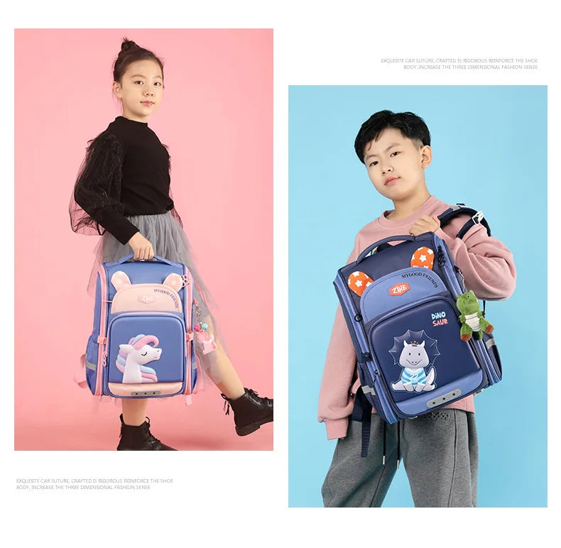 Children's Backpack 2023 Cute Cartoon Fashion New Style Bags Student 2nd To 5th Grade Women's Lightweight Splashproof Backpack