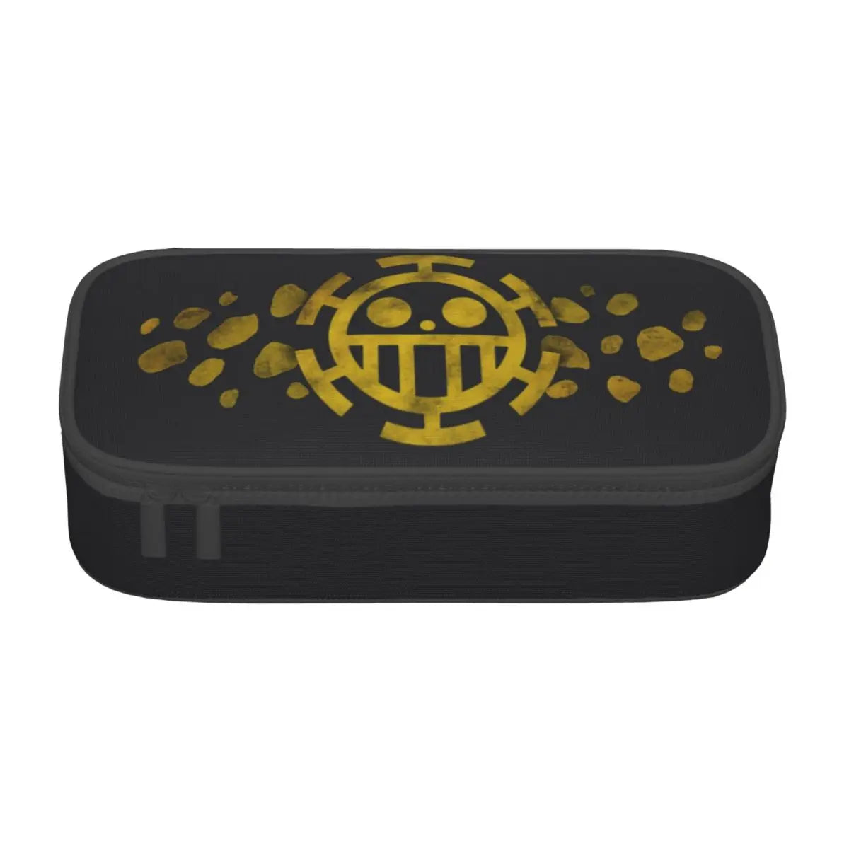 Custom One P-Pieces Cute Pencil Case Boys Girls Large Capacity Straw Hat Pirates Skull Pencil Bag Students Stationery