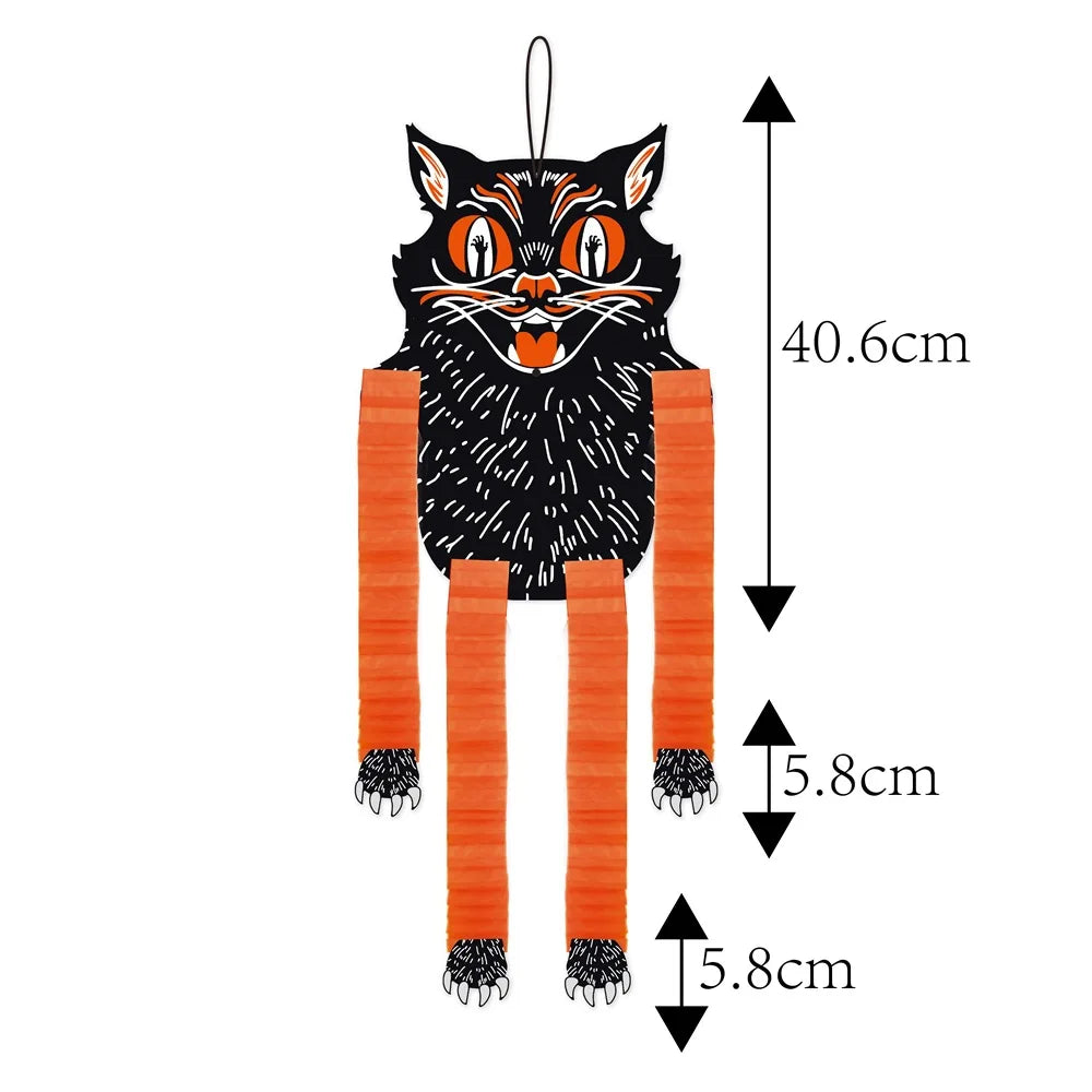 Halloween Hanging Decorations Pumpkin Witch Cat Vampire Ornaments Trick Or Treat Party Indoor Outdoor Garden Door Wall Decors