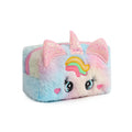 Cute Plush Unicorn Pencil Bag Aesthetic Pencil Cases Girl Kawaii Stationery Bag Children Large Capacity Pen Case School Supplies