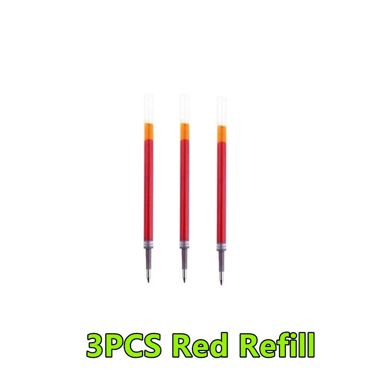 1-12PCS Retractable Red Blue Black Ink Gel Pens Colored Aesthetic Stationery Pen Supplies Ballpoint Office Pencil Writing School