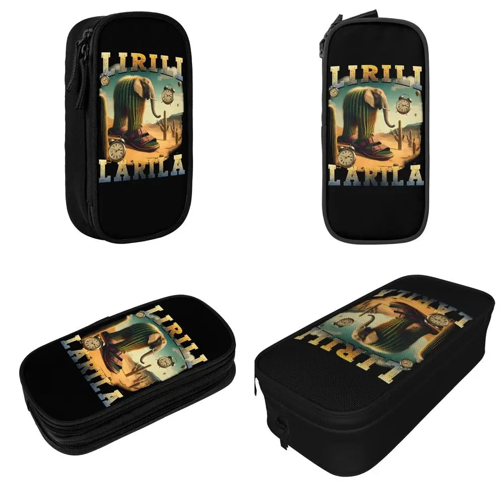 Italian Brainrot Tralalero Tralala Pencil Cases Pencil Pouch Pen Box for Student Big Capacity Bag School Supplies Stationery