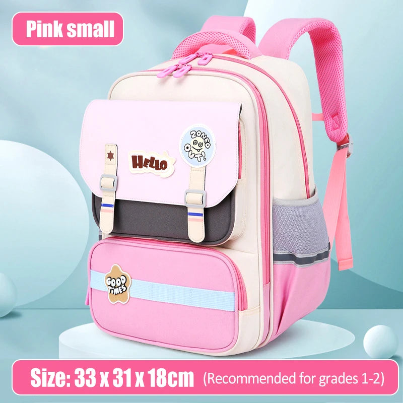 Primary school student backpack boy backpack children's backpack Kids Bookbag Girls student bag