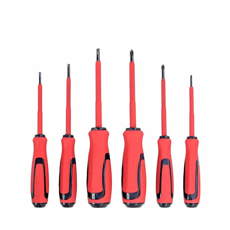 Cacciaviti isolati ad alta durezza in acciaio al cromo vanadio con punte dritte e incrociate, cacciavite magnetico, utensile manuale per elettricisti