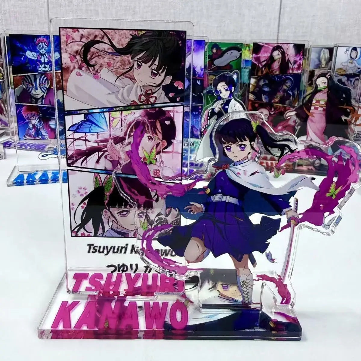 Demon Slayer Creative Double Standee Anime Desktop Decoration, Exquisite Ornament, Gift for Friends or Collection