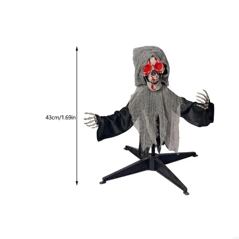 Halloween Skeletons Decoration With Motion Light And Sound Multiple Scene Horror Party Props For Scary Party Outdoor Y5GB