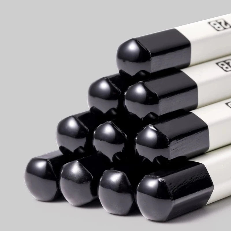10pcs Deli Wooden Pencil Set 2B HB Black Kawaii Pen For Drawing Sketch Writing Smooth Write lapiseira profissional School Office